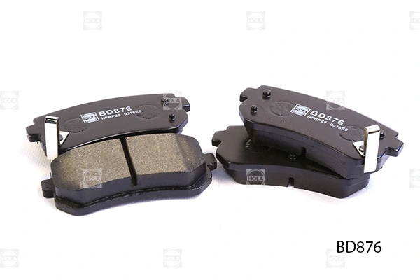 BD876 HOLA Комплект тормозных колодок, дисковый тормоз (фото 1)