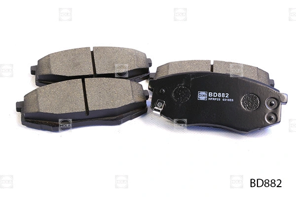 BD882 HOLA Комплект тормозных колодок, дисковый тормоз (фото 1)