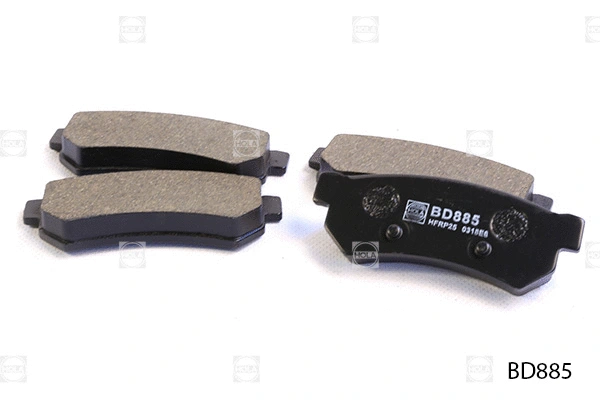 BD885 HOLA Комплект тормозных колодок, дисковый тормоз (фото 1)