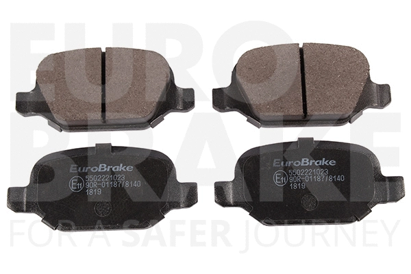 5502221023 EUROBRAKE Комплект тормозных колодок, дисковый тормоз (фото 1)