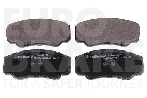 5502221949 EUROBRAKE Комплект тормозных колодок, дисковый тормоз (фото 1)