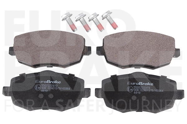 5502222373 EUROBRAKE Комплект тормозных колодок, дисковый тормоз (фото 1)