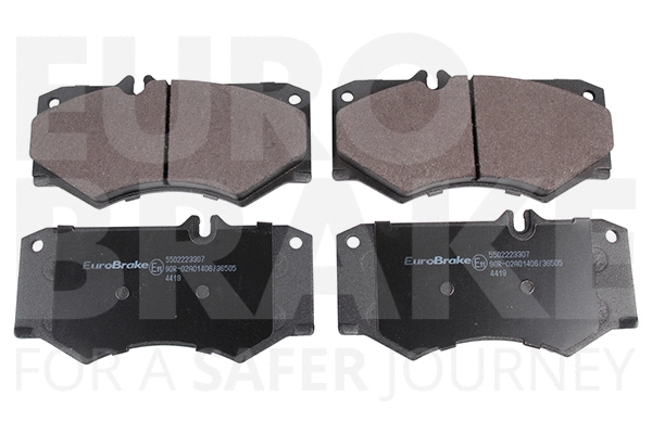 5502223307 EUROBRAKE Комплект тормозных колодок, дисковый тормоз (фото 1)
