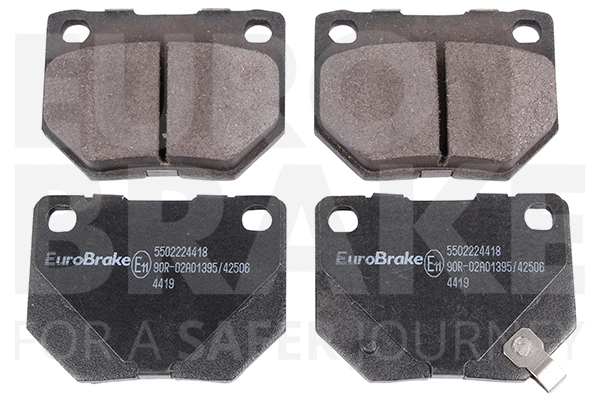 5502224418 EUROBRAKE Комплект тормозных колодок, дисковый тормоз (фото 1)
