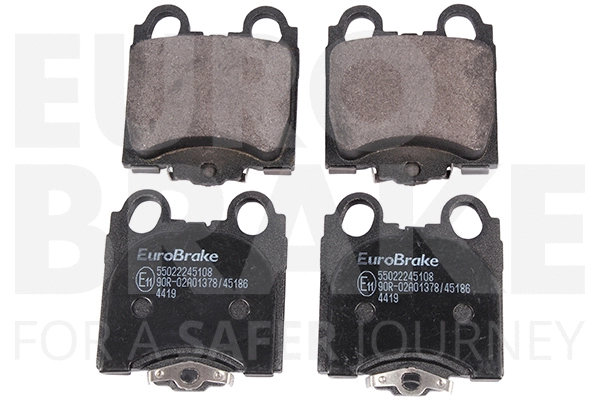 55022245108 EUROBRAKE Комплект тормозных колодок, дисковый тормоз (фото 1)