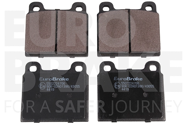 5502224706 EUROBRAKE Комплект тормозных колодок, дисковый тормоз (фото 1)