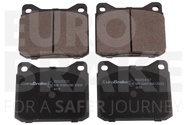 5502224707 EUROBRAKE Комплект тормозных колодок, дисковый тормоз (фото 1)