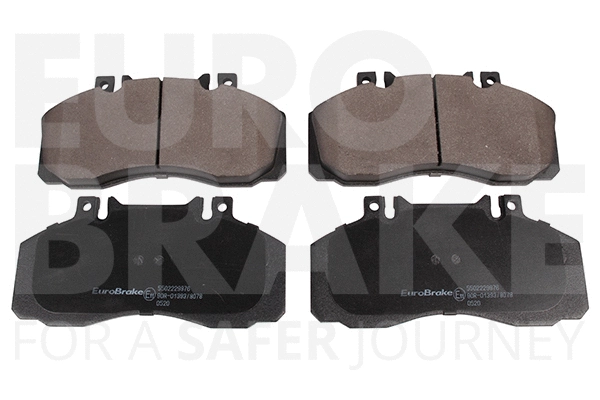 5502229976 EUROBRAKE Комплект тормозных колодок, дисковый тормоз (фото 1)