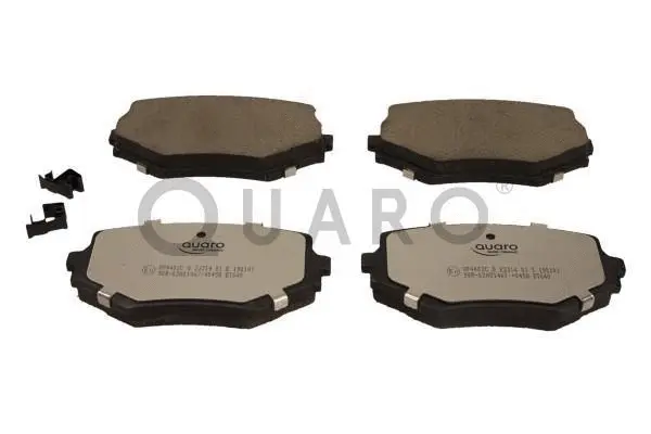 QP4402C QUARO Комплект тормозных колодок, дисковый тормоз (фото 1)