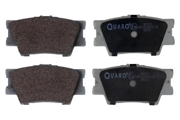 QP5571 QUARO Комплект тормозных колодок, дисковый тормоз (фото 1)