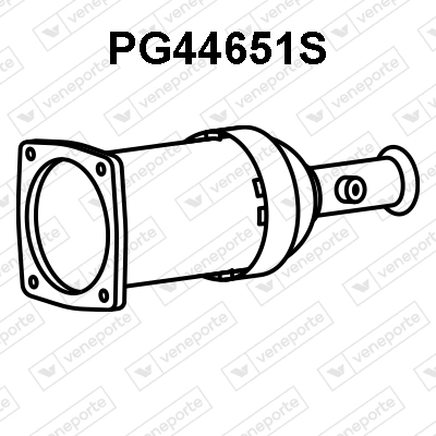 PG44651S VENEPORTE Сажевый / частичный фильтр, система выхлопа ОГ (фото 1)