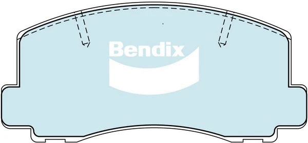 DB1103 GCT BENDIX Комплект тормозных колодок, дисковый тормоз (фото 1)