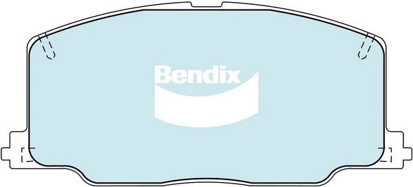 DB1129 GCT BENDIX Комплект тормозных колодок, дисковый тормоз (фото 1)