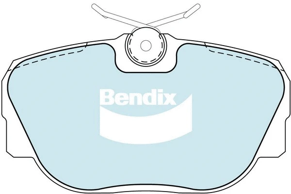 DB1130 EURO+ BENDIX Комплект тормозных колодок, дисковый тормоз (фото 1)