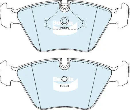 DB1131 EURO+ BENDIX Комплект тормозных колодок, дисковый тормоз (фото 1)