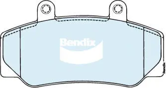 DB1169 EURO+ BENDIX Комплект тормозных колодок, дисковый тормоз (фото 1)