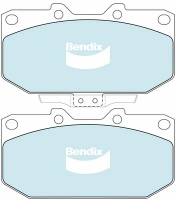 DB1170 HD BENDIX Комплект тормозных колодок, дисковый тормоз (фото 1)