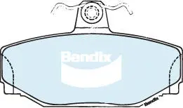 DB1171 EURO+ BENDIX Комплект тормозных колодок, дисковый тормоз (фото 1)