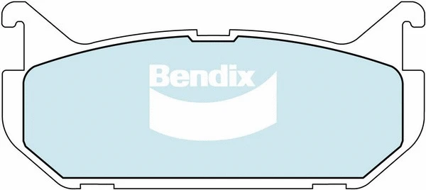 DB1254 GCT BENDIX Комплект тормозных колодок, дисковый тормоз (фото 1)