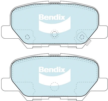 DB2294 GCT BENDIX Комплект тормозных колодок, дисковый тормоз (фото 1)