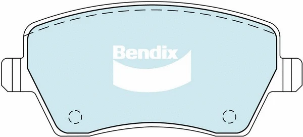 DB2366 GCT BENDIX Комплект тормозных колодок, дисковый тормоз (фото 1)