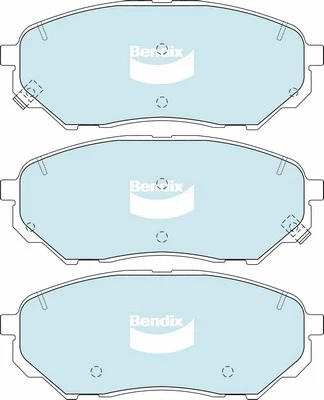 DB2446 4WD BENDIX Комплект тормозных колодок, дисковый тормоз (фото 1)