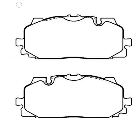 DB2504 EURO+ BENDIX Комплект тормозных колодок, дисковый тормоз (фото 1)