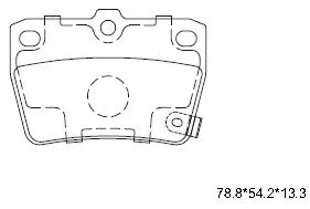 KD2637F ASIMCO Комплект тормозных колодок, дисковый тормоз (фото 1)