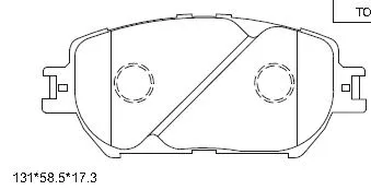 KD2739 ASIMCO Комплект тормозных колодок, дисковый тормоз (фото 1)