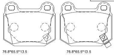 KD4711 ASIMCO Комплект тормозных колодок, дисковый тормоз (фото 1)