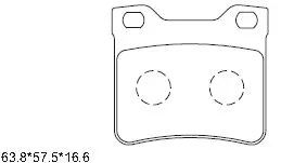 KD7771 ASIMCO Комплект тормозных колодок, дисковый тормоз (фото 1)