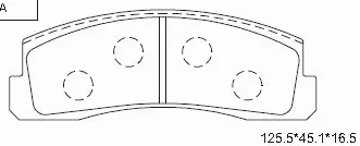 KD8703D ASIMCO Комплект тормозных колодок, дисковый тормоз (фото 1)
