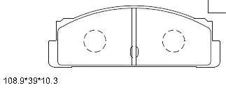 KD8705 ASIMCO Комплект тормозных колодок, дисковый тормоз (фото 1)