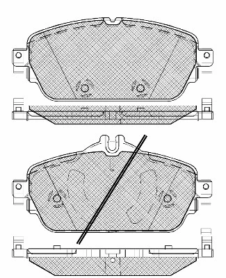 20126 BSF Комплект тормозных колодок, дисковый тормоз (фото 1)