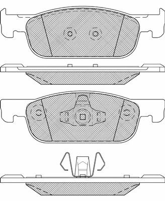 20164 BSF Комплект тормозных колодок, дисковый тормоз (фото 1)