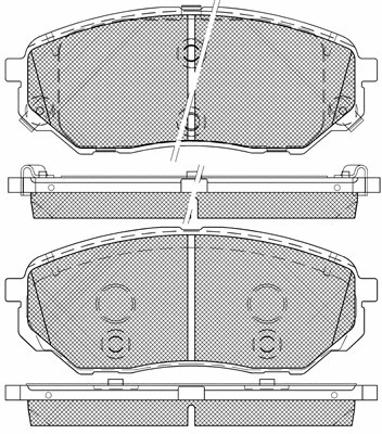20170 BSF Комплект тормозных колодок, дисковый тормоз (фото 1)