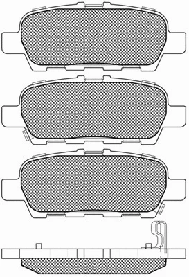 20171 BSF Комплект тормозных колодок, дисковый тормоз (фото 1)