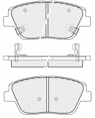 20176 BSF Комплект тормозных колодок, дисковый тормоз (фото 1)