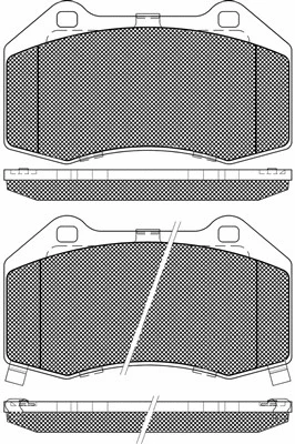 20182 BSF Комплект тормозных колодок, дисковый тормоз (фото 1)