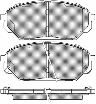 20186 BSF Комплект тормозных колодок, дисковый тормоз (фото 1)