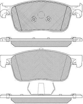 20202 BSF Комплект тормозных колодок, дисковый тормоз (фото 1)