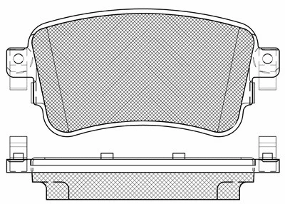 20203 BSF Комплект тормозных колодок, дисковый тормоз (фото 1)