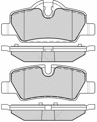 20218 BSF Комплект тормозных колодок, дисковый тормоз (фото 1)