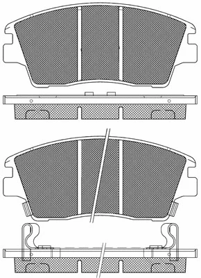 20221 BSF Комплект тормозных колодок, дисковый тормоз (фото 1)