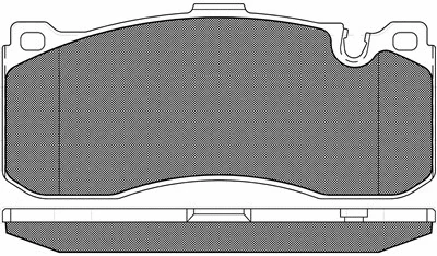 20223 BSF Комплект тормозных колодок, дисковый тормоз (фото 1)