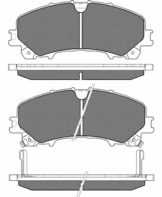 20224 BSF Комплект тормозных колодок, дисковый тормоз (фото 1)