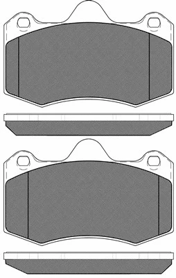 20225 BSF Комплект тормозных колодок, дисковый тормоз (фото 1)