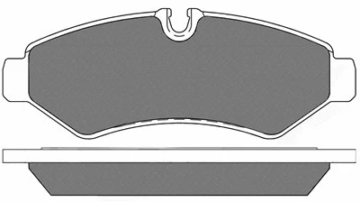20257 BSF Комплект тормозных колодок, дисковый тормоз (фото 1)