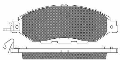 20265 BSF Комплект тормозных колодок, дисковый тормоз (фото 1)