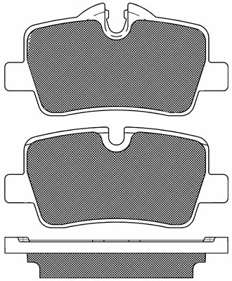 20267 BSF Комплект тормозных колодок, дисковый тормоз (фото 1)
